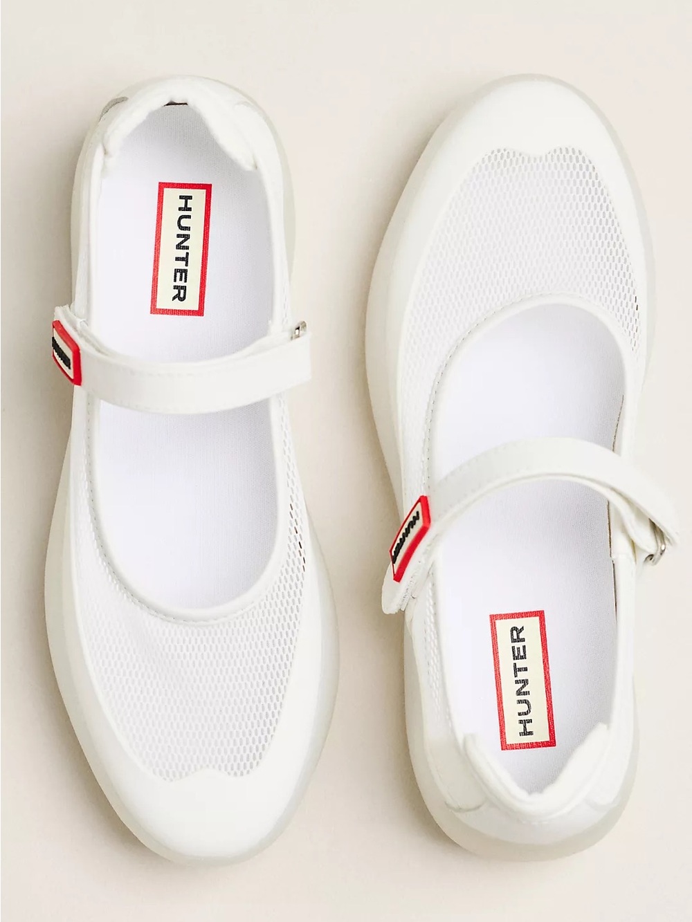 Hunter Boots Mire Mary Jane Sneaker Flats White Free People Size 6 7 8 9 10 11 - Picture 4 of 14
